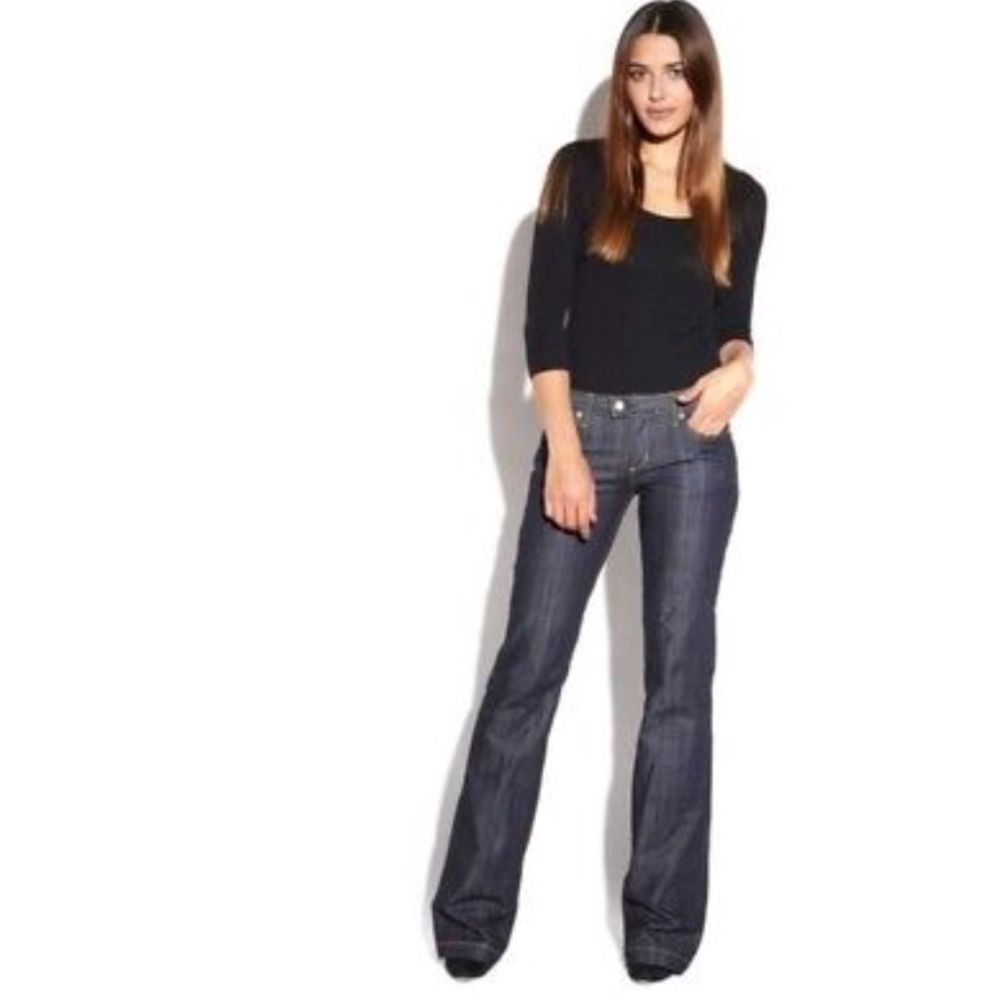Paperdenim&cloth denim jeans w/ rainbow pockets